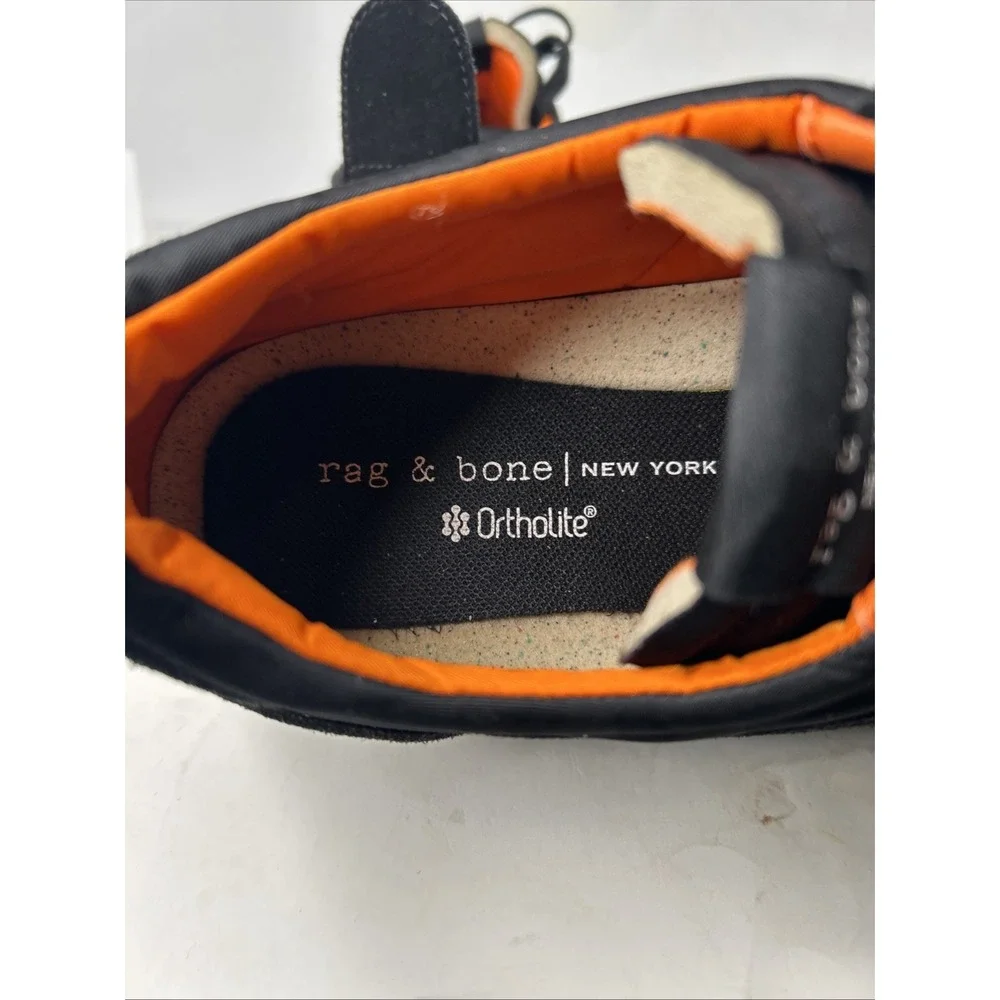 Rag & Bone Retro Ortholite Sneakers Men's Sz 43 EU - US 10 Black‎
